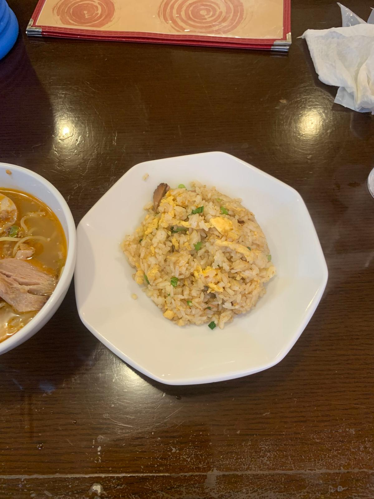 後ほどチャーハン到着
