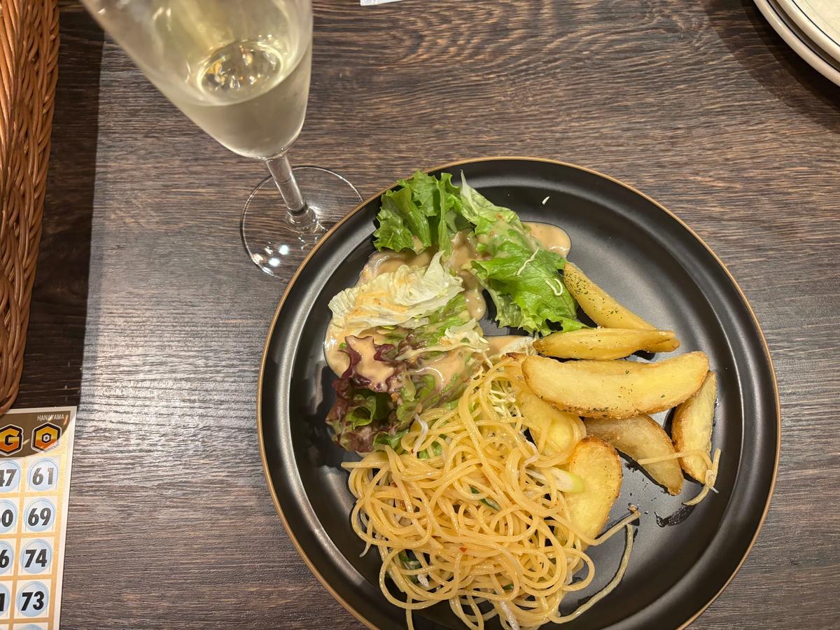 スパークリング×パスタ