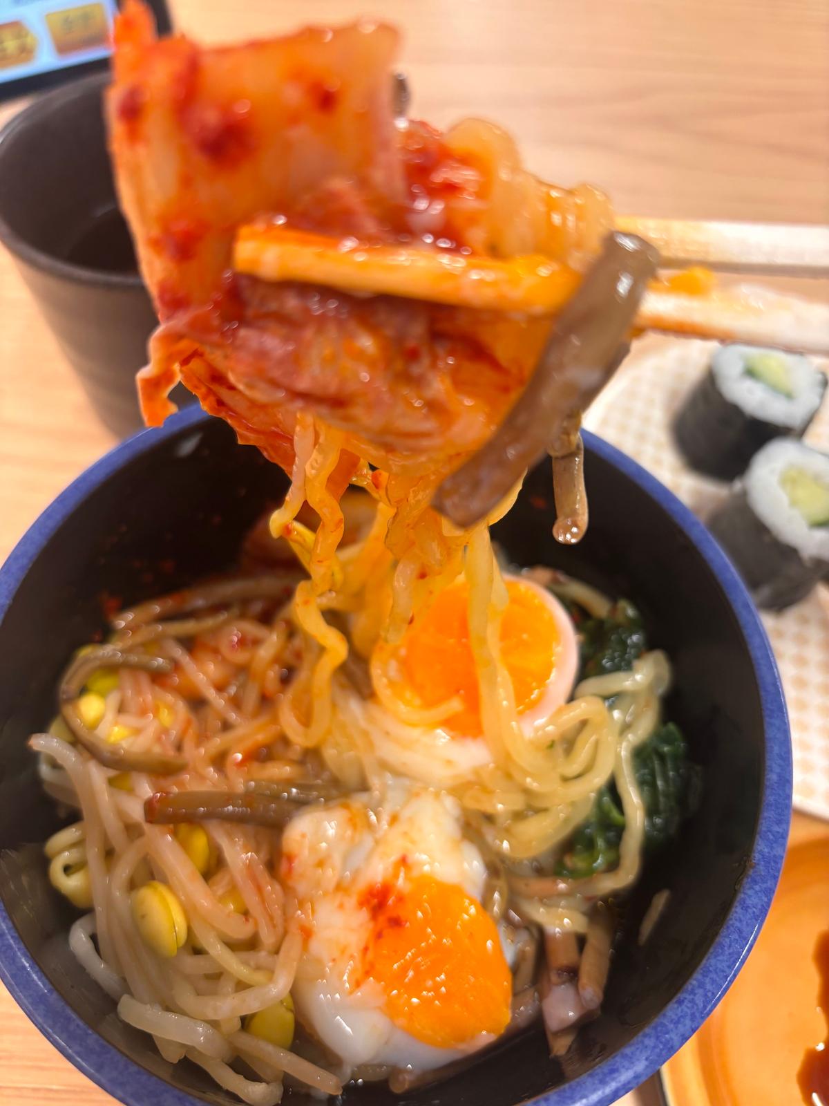 中華麺、もちもちとコシがあっておいしい！