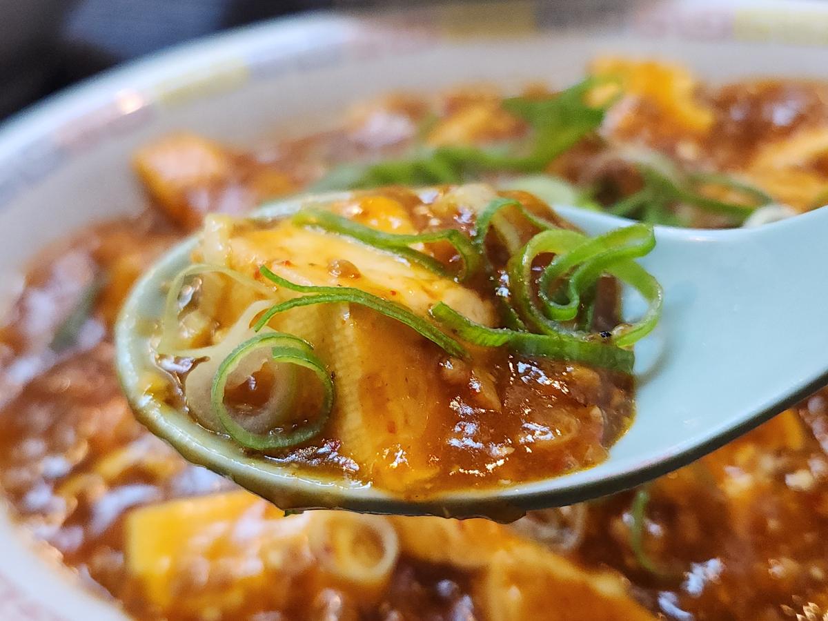 メインは麻婆豆腐を選びました！