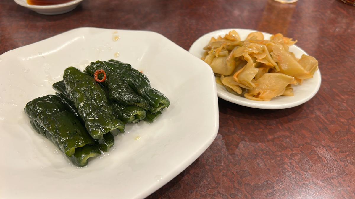 前菜&箸休めのザーサイときゅうりの甘酢漬け