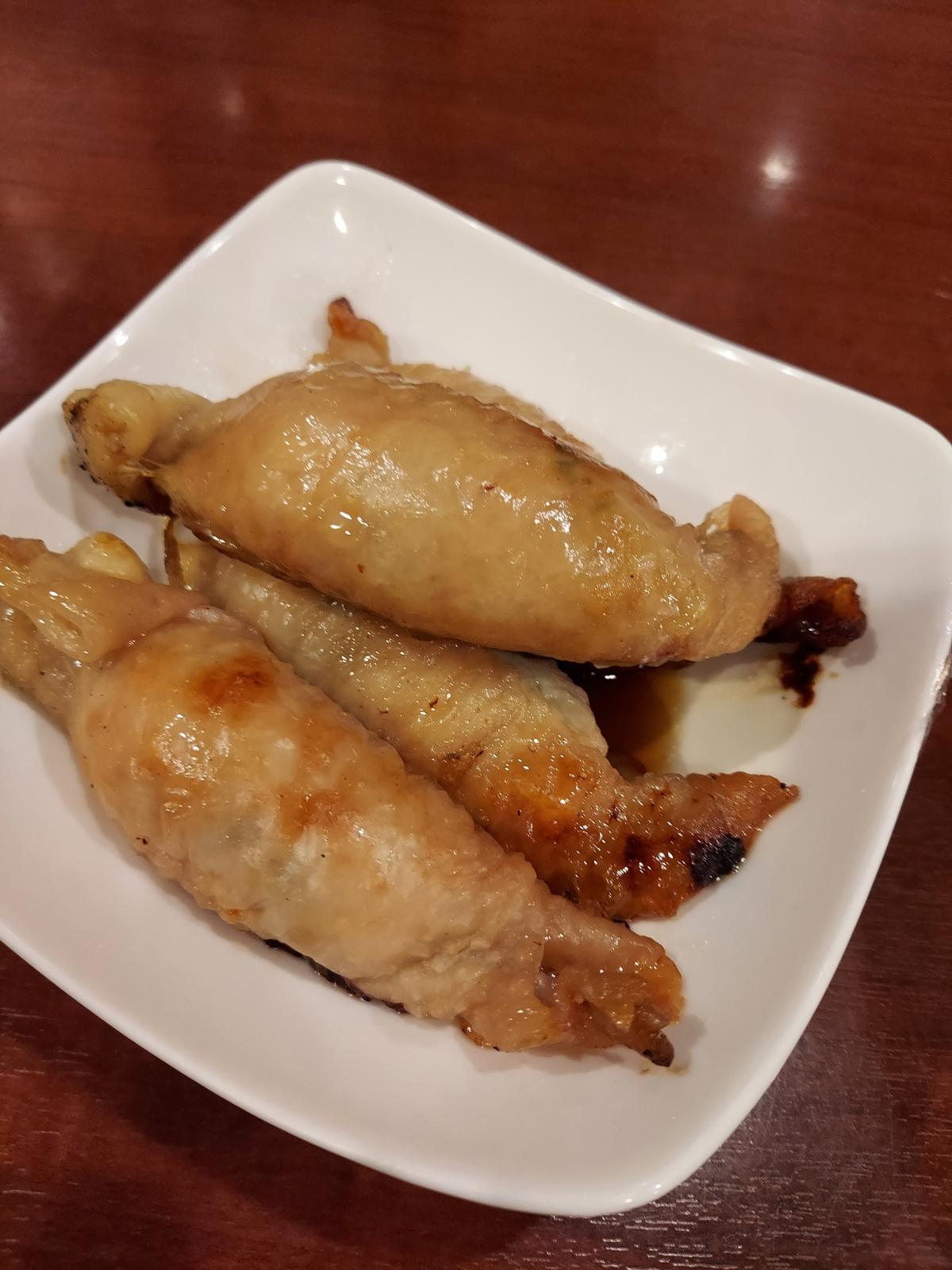 鶏皮餃子