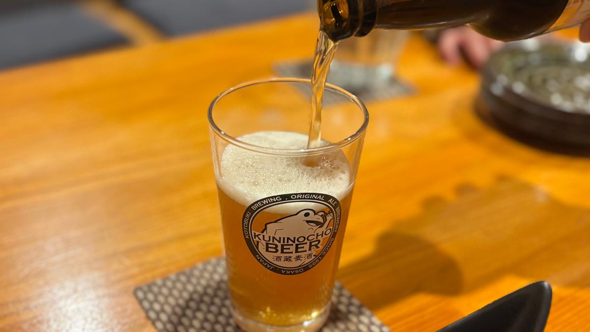 國乃長オリジナルの貴醸ビールは最高にフルーティでビールの概念がガラリと変わりました😳✨