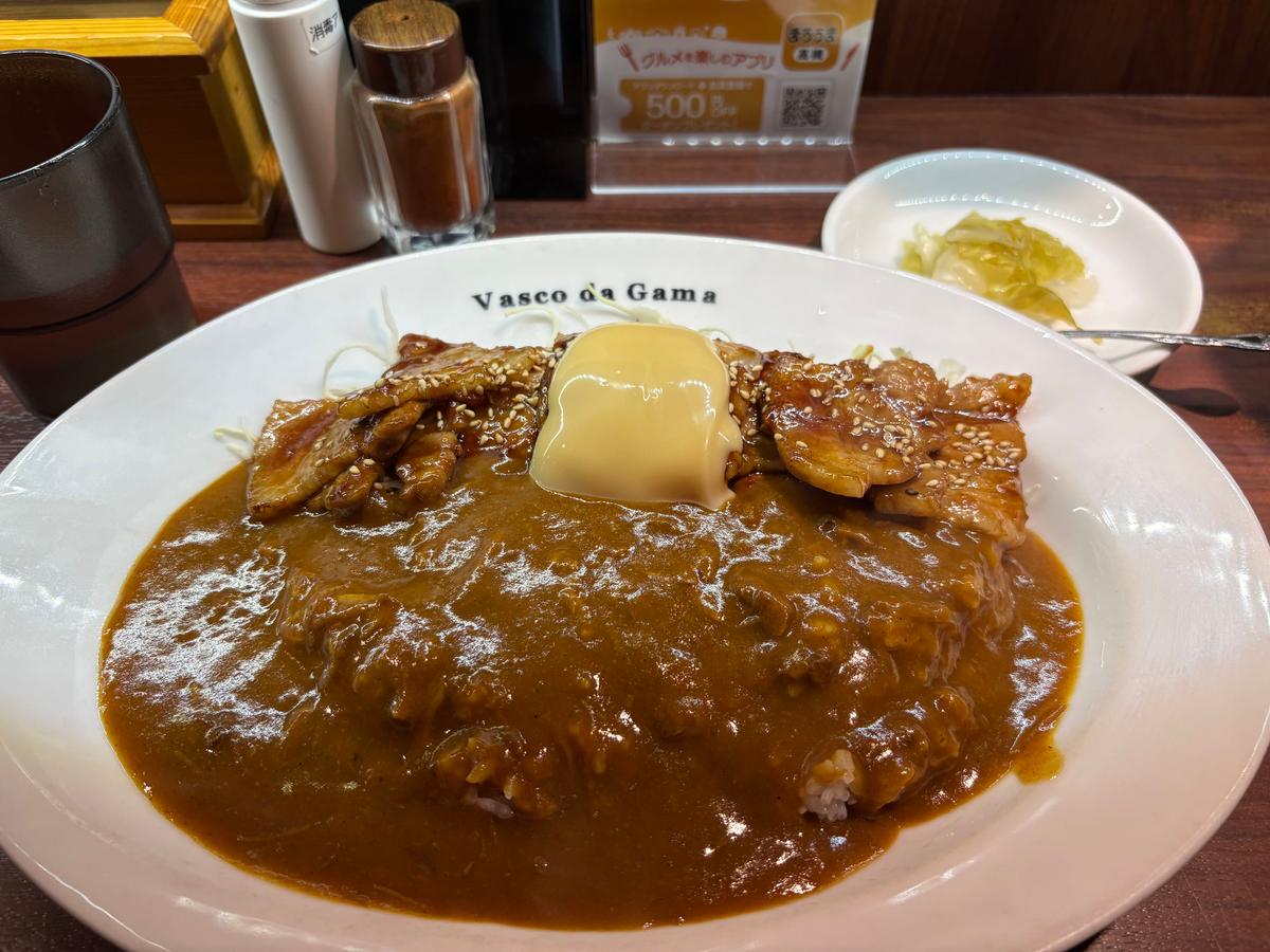 期間限定　照りとんカレー