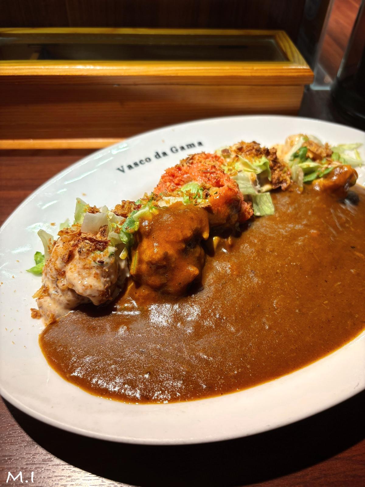 チキンの明太子クリームカレー（母ちゃんチョイス）