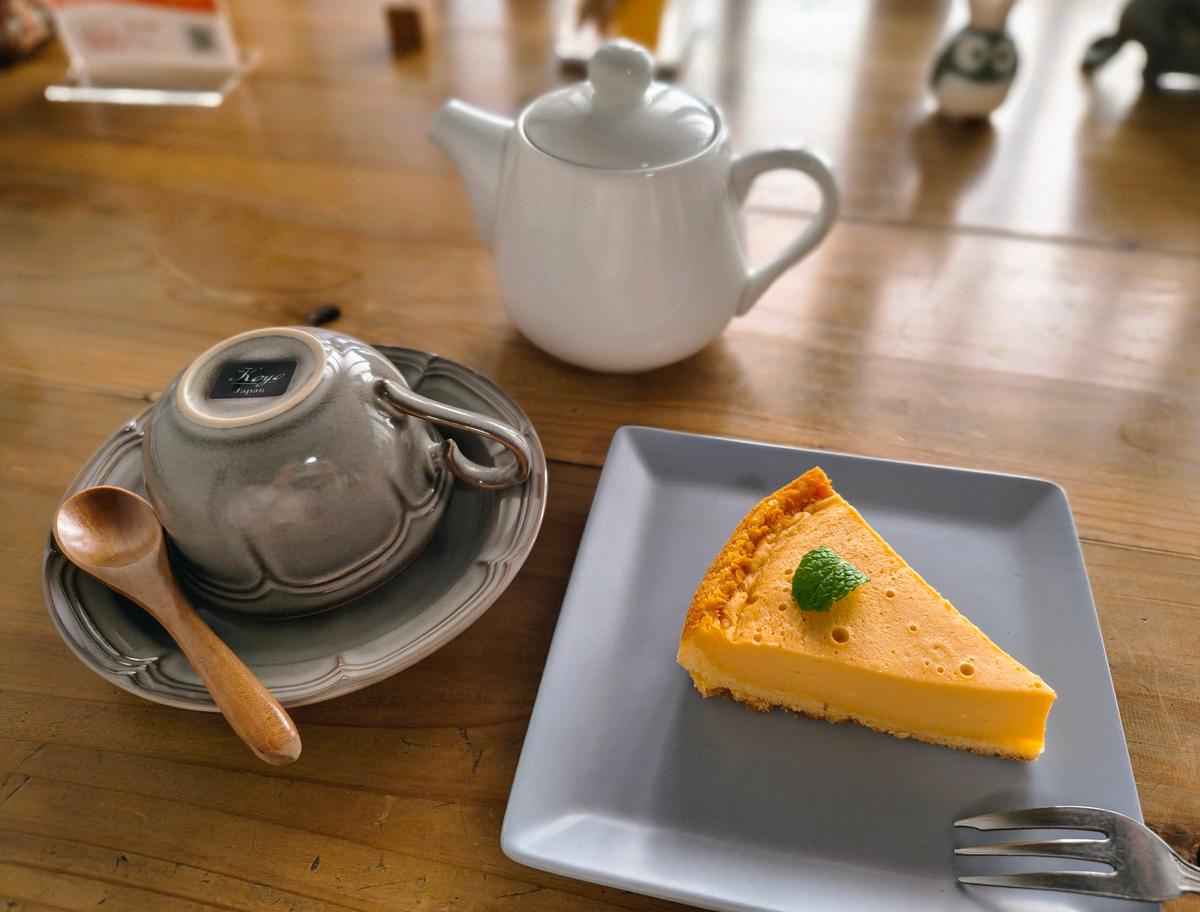 茶葉の大らかな感じが、ケーキとぴったり♡