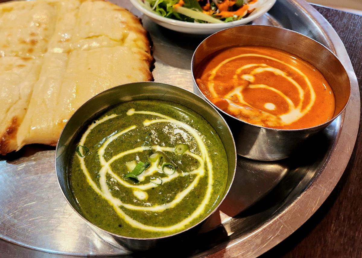 バターチキンカレー&ほうれん草カレー