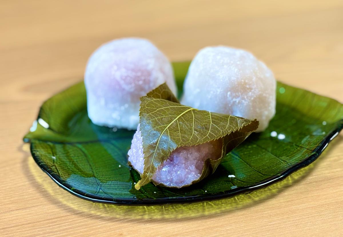 桜もちと大福2種