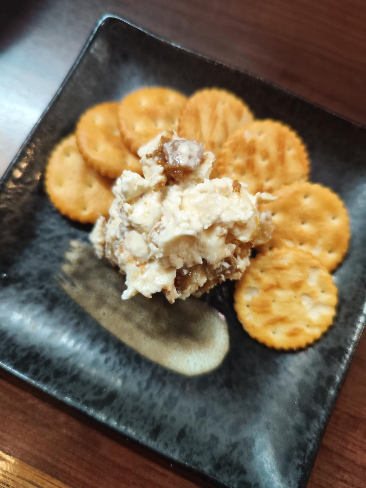 いちぢくとクリームチーズ合え