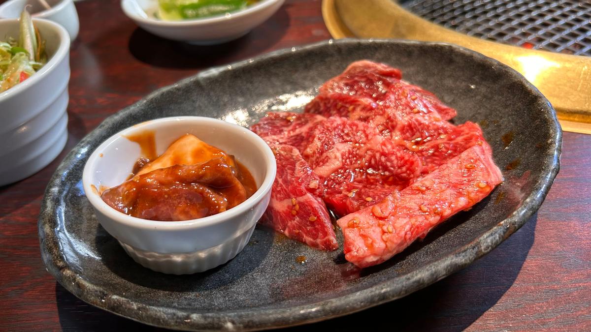 目で堪能できる5種類ほどの黒毛和牛🐮