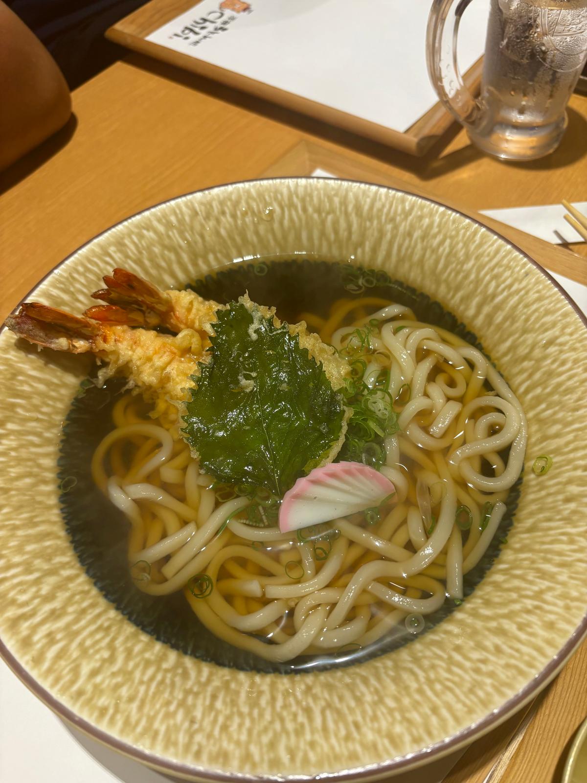 海老天うどん