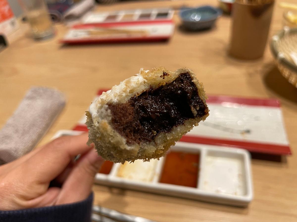 ガトーショコラも串揚げに！！