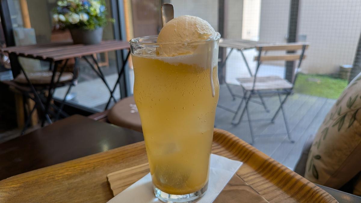 しょうがソーダフロート　850円🥤
