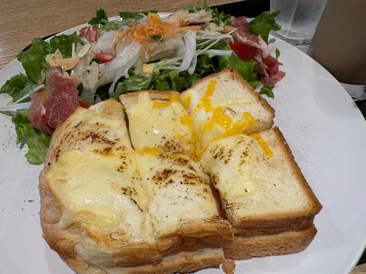 クロックムッシュ　サラダセット