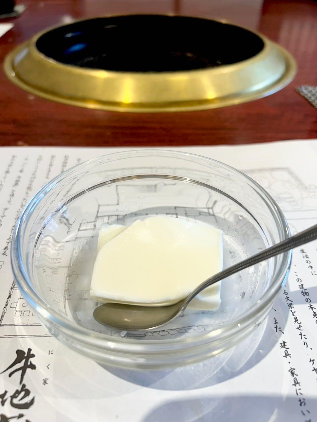 杏仁豆腐、さっぱり。おいしい！