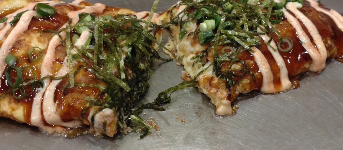 お替りほしいし、お好み焼きも食べたい葛藤♡