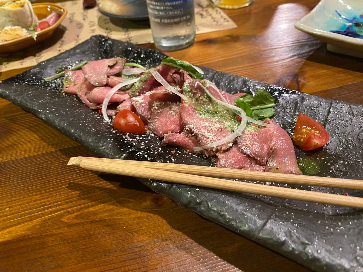 ローストビーフが絶品!