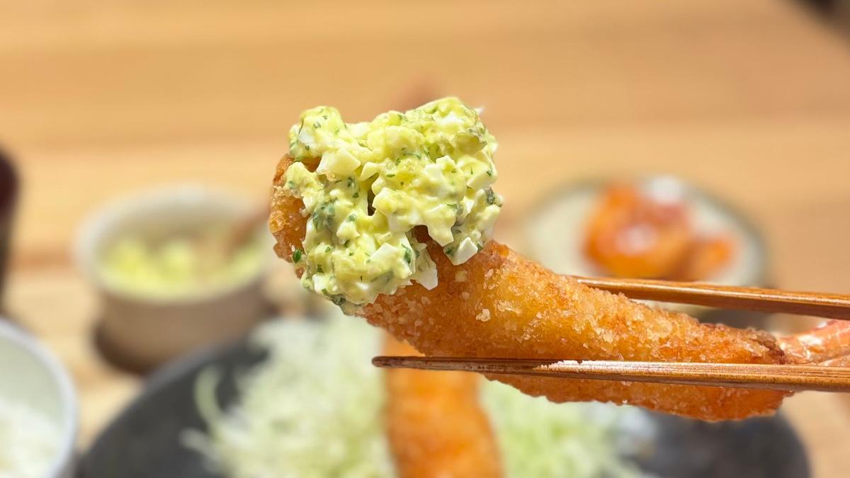タルタルソースは+200円でつけられます!