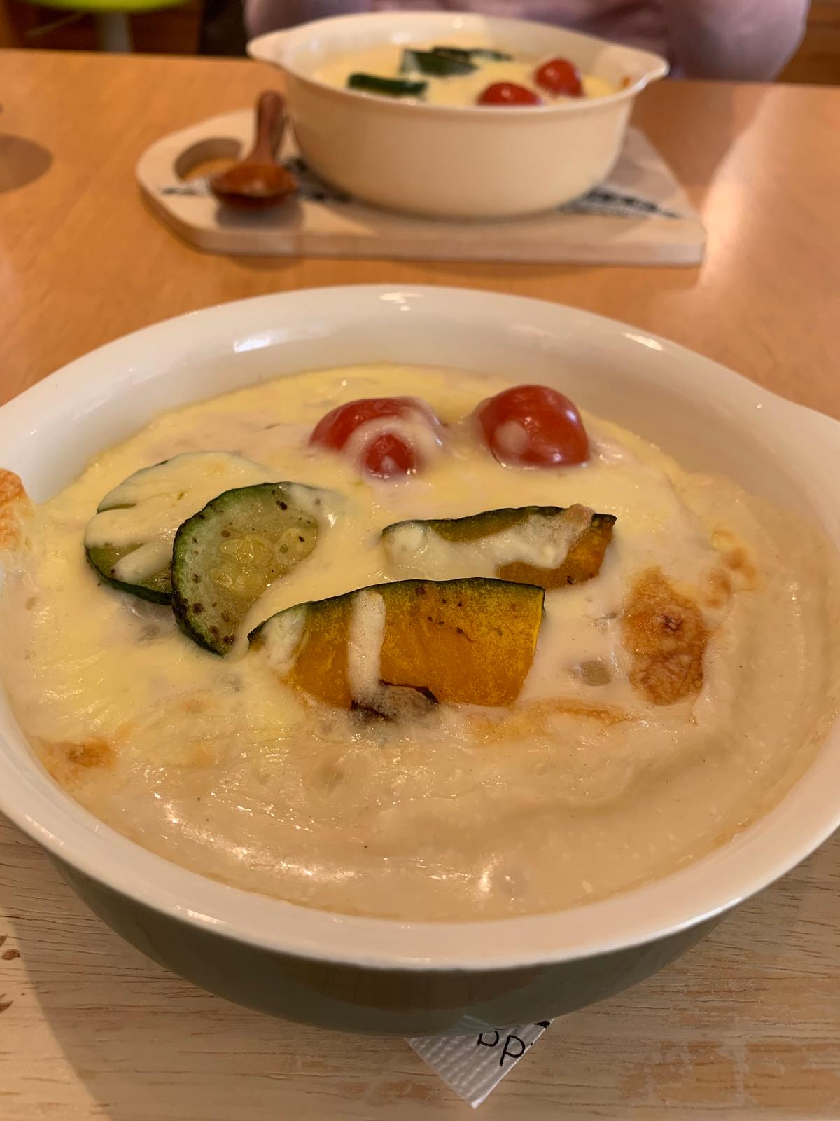 彩り野菜のチーズドリア