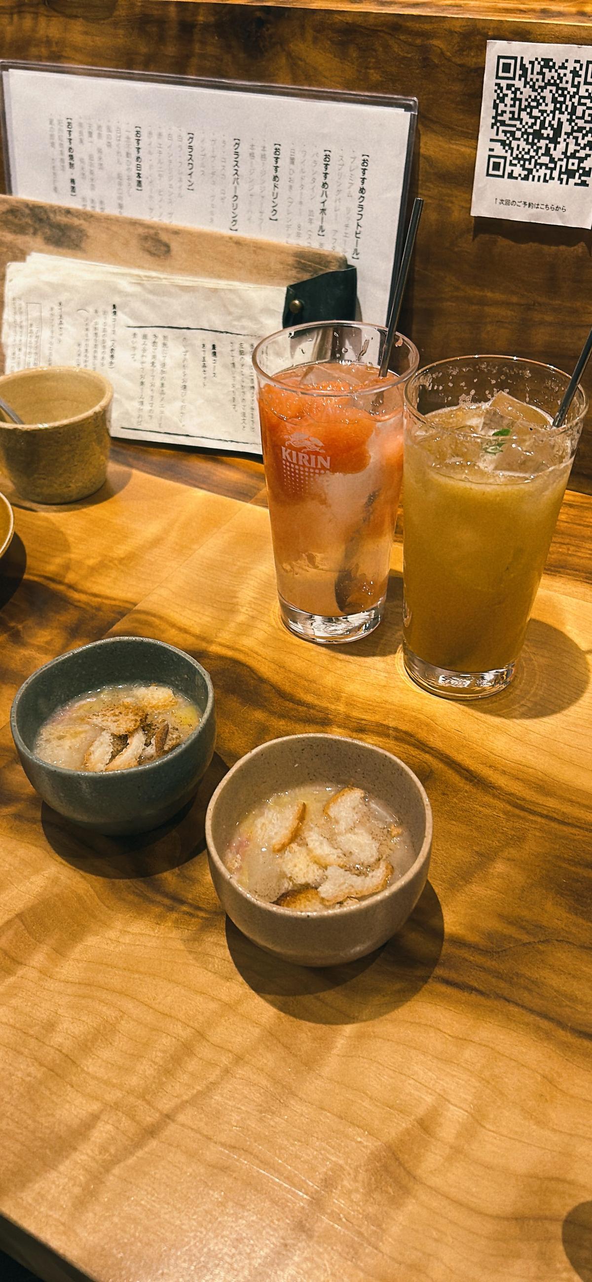 白菜の入った美味しいスープ