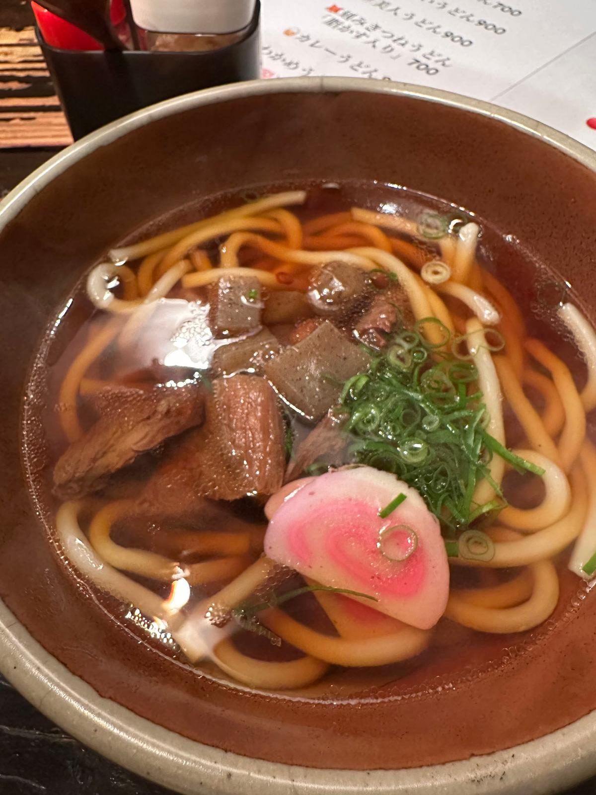 ぼっかけうどん