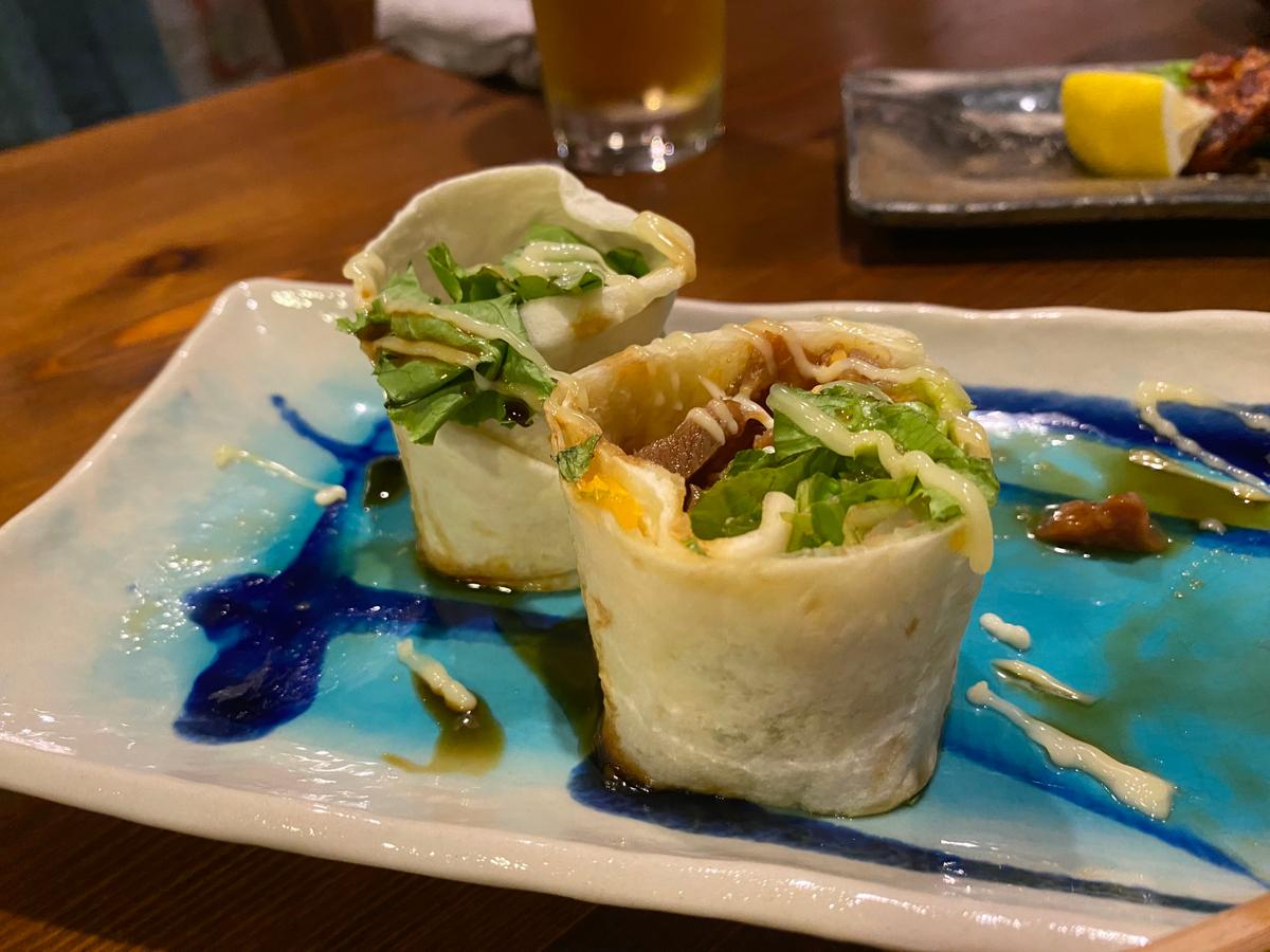 次々に食べ物が出てくるのでもう満腹