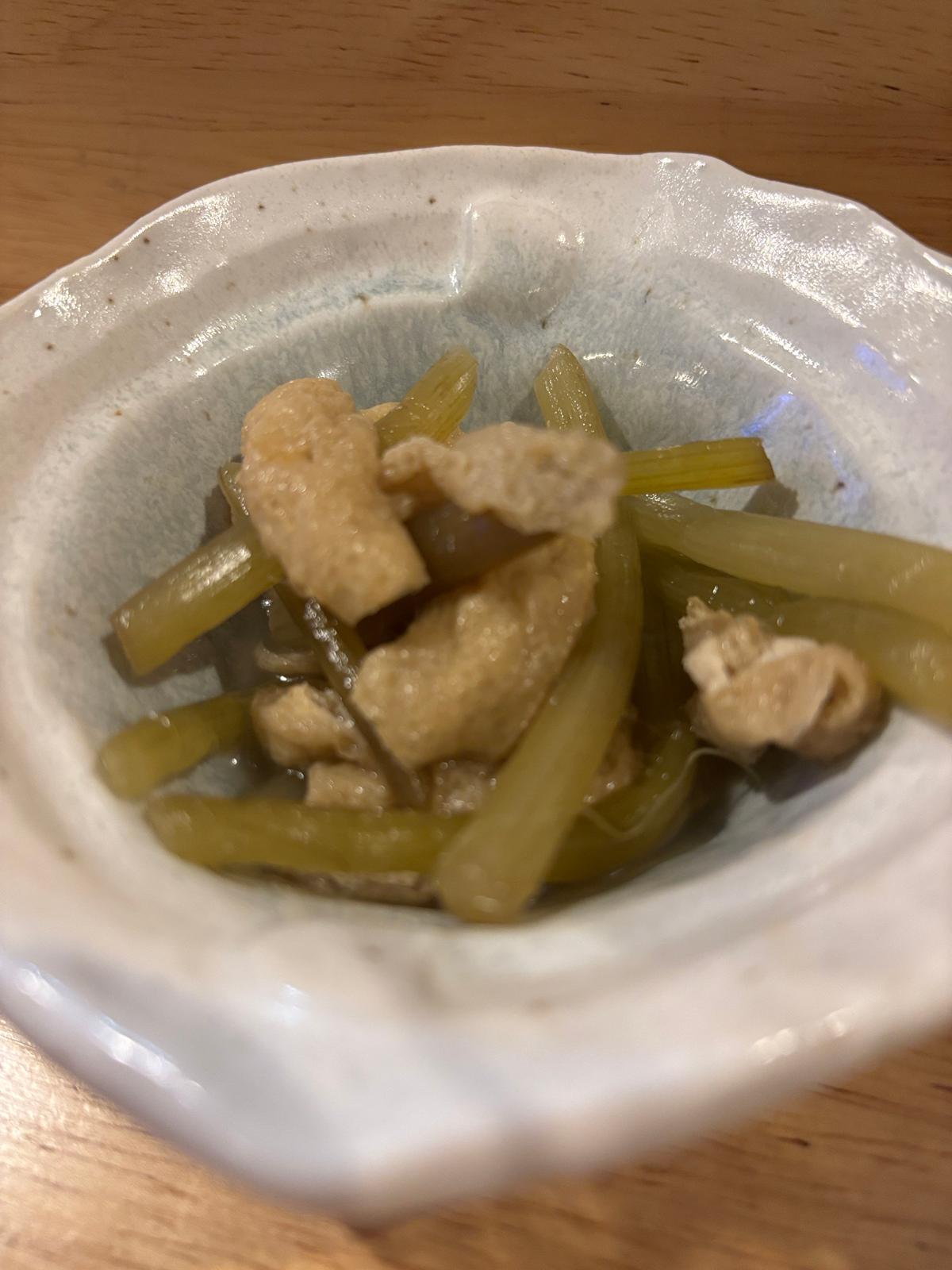 ふき炊いたの
