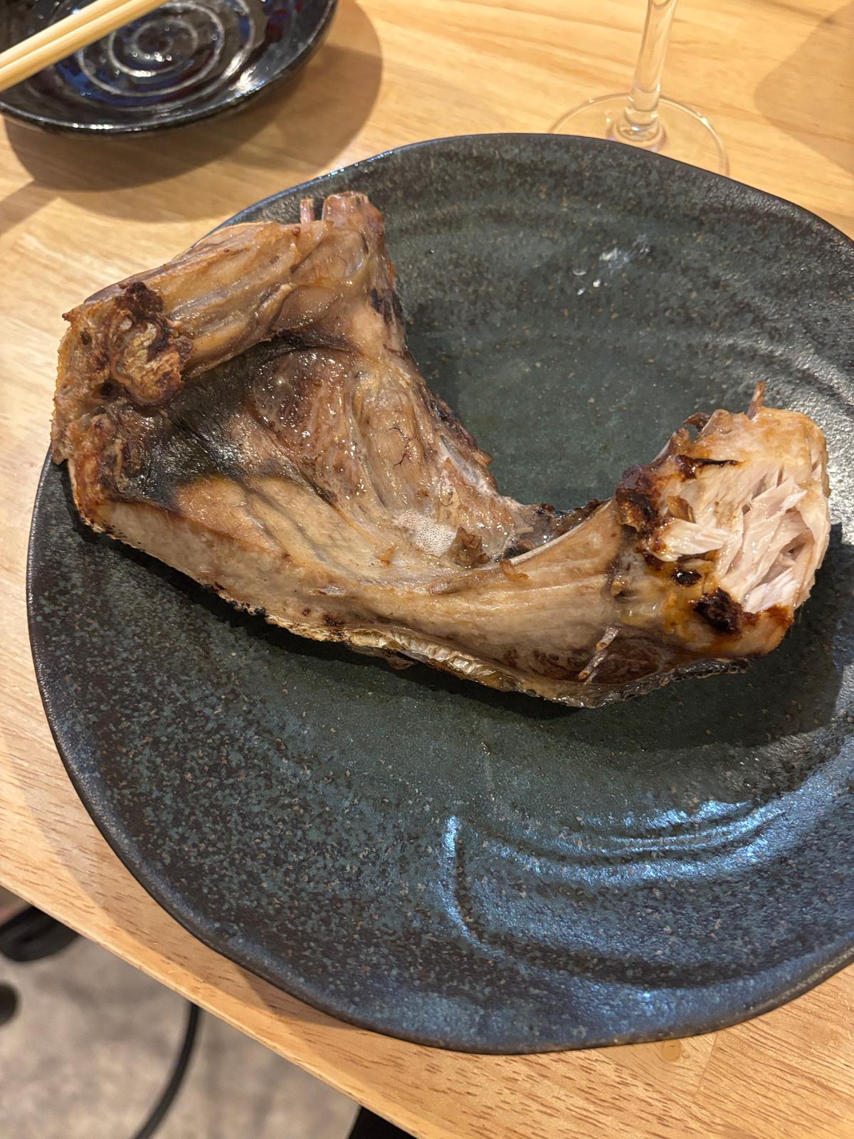 ブリかま塩焼き