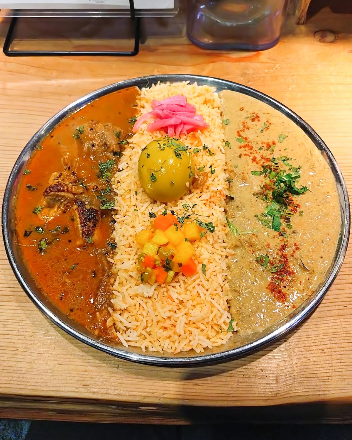 2種あいがけカレー