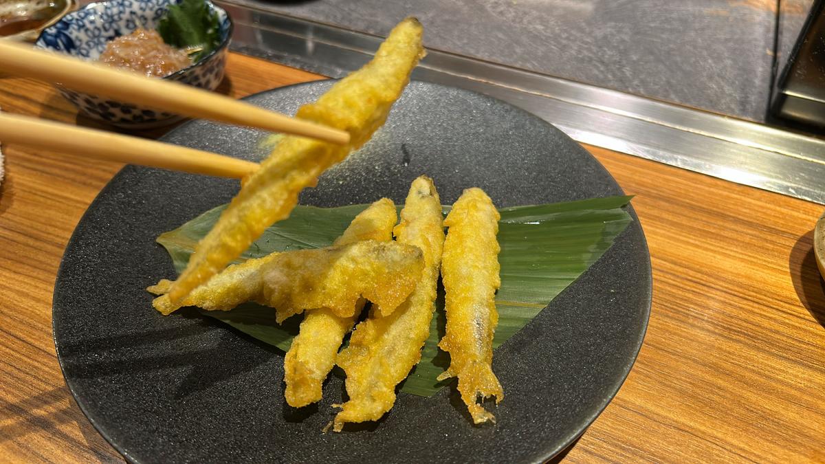 わかさぎ天ぷら