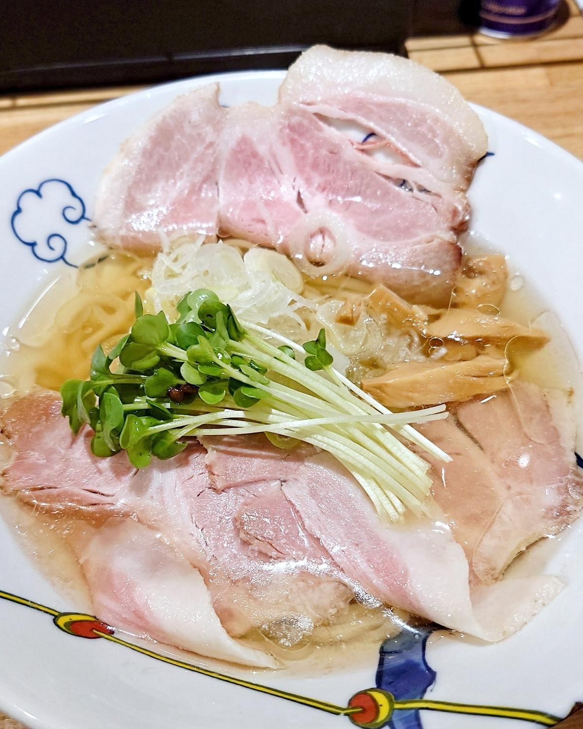 冷やし海老塩ラーメン【クーポン】チャーシュー1枚