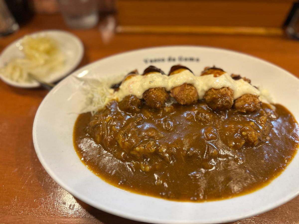 期間限定メニュー:カキフライカレー