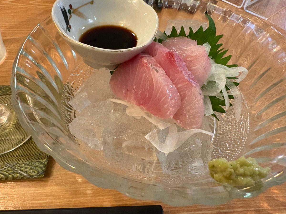 ヒラマサのお造り