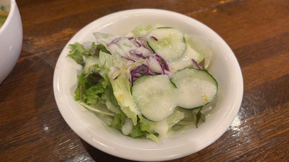 サラダはフレンチドレッシング🥗
